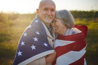 aged couple who retired in the USA with retirement visas