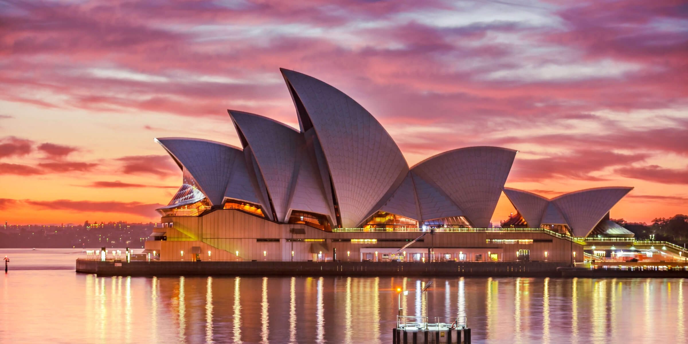 Sydney Opera House in Australia, a country that requires an expat visa and remains one of the safest places to live in the world