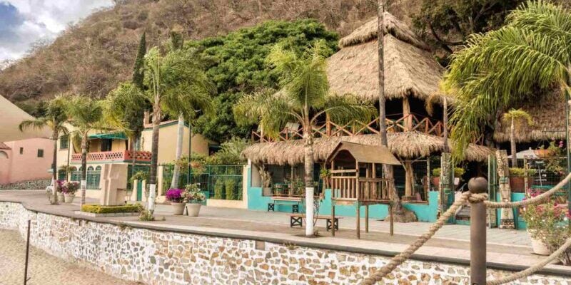 a view of Chapala town, one of the safest places in Mexico for expats