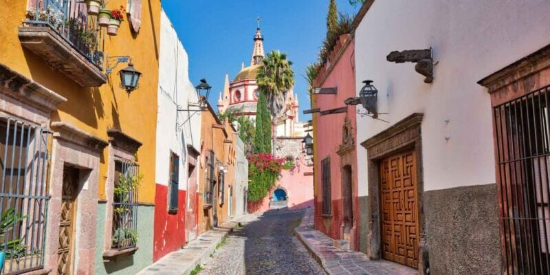 the old historic center of San Miguel de Allende